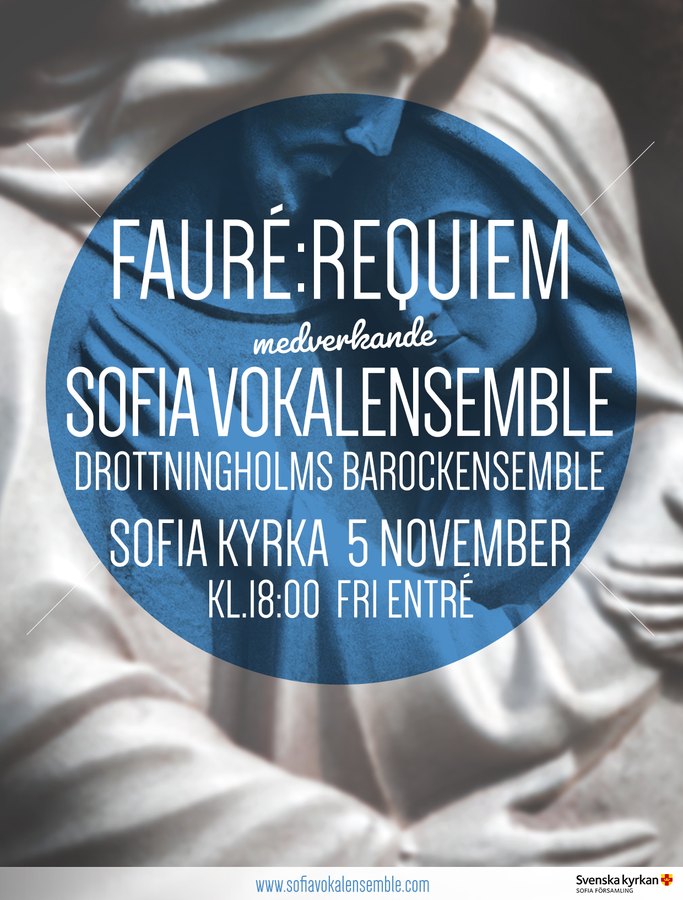 Historisk affisch för Faurés requiem 2022