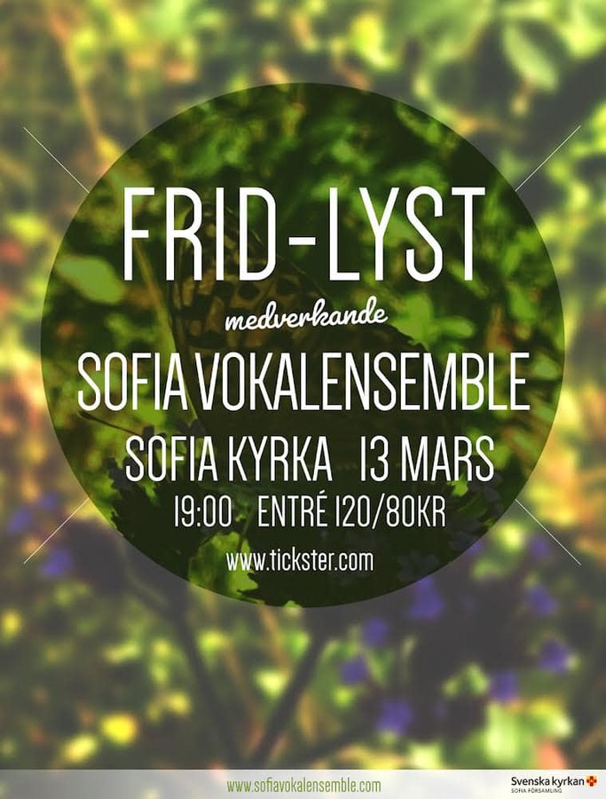 Historisk affisch för Frid-lyst 2022