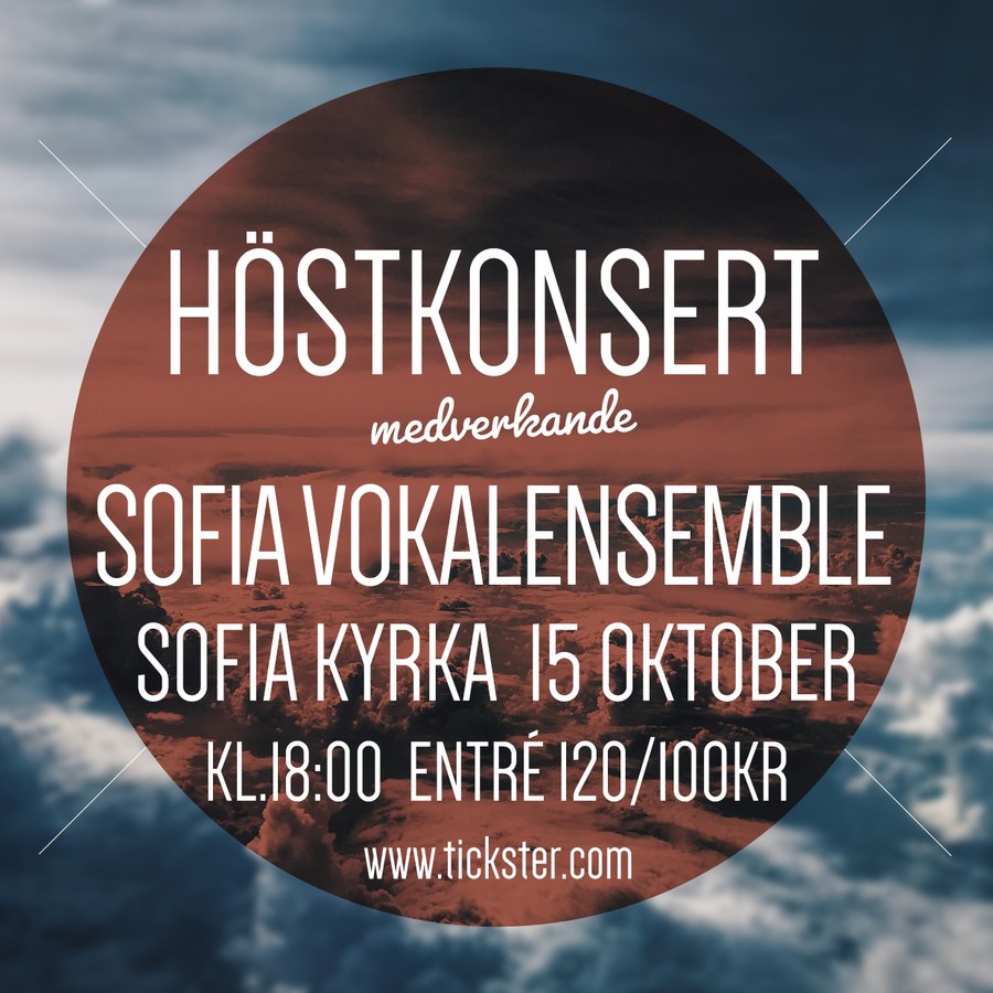 Historisk konsertaffisch för An Inner Sky 2023